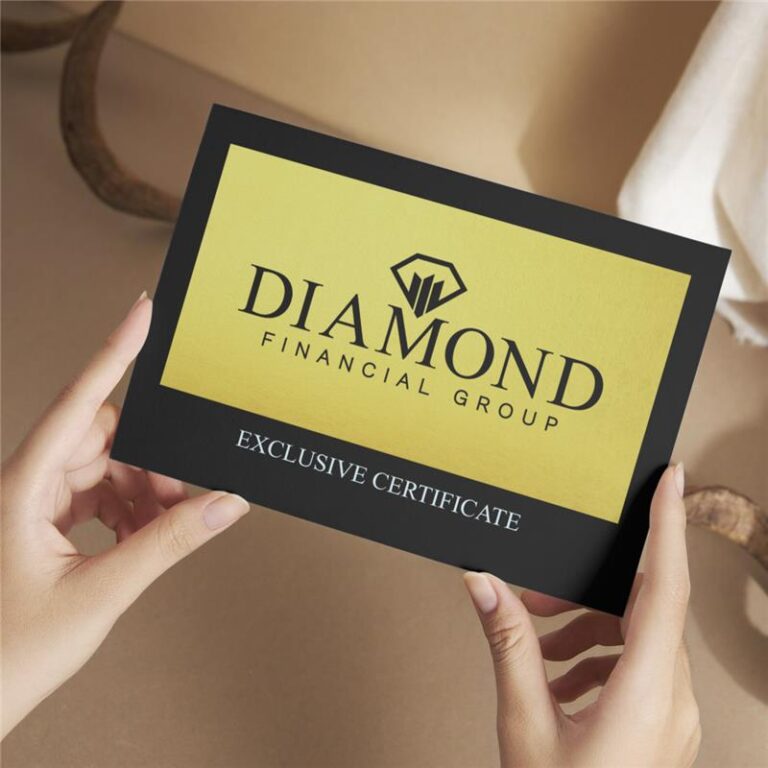 Diamond Exclusive Certificate